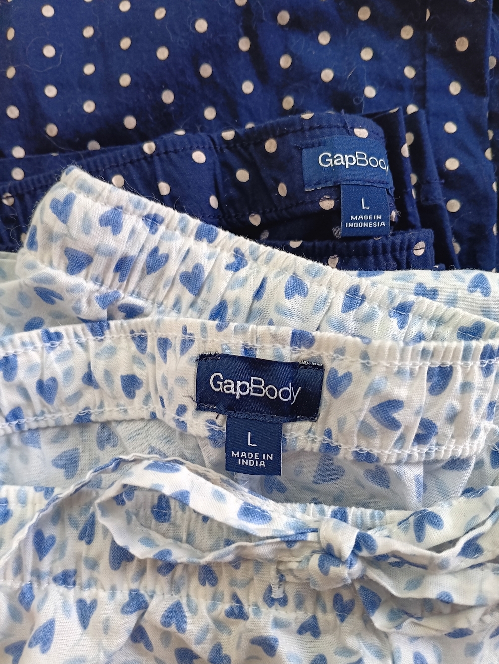 GAP PJ pants (set of 2) cotton - L (see measurements)